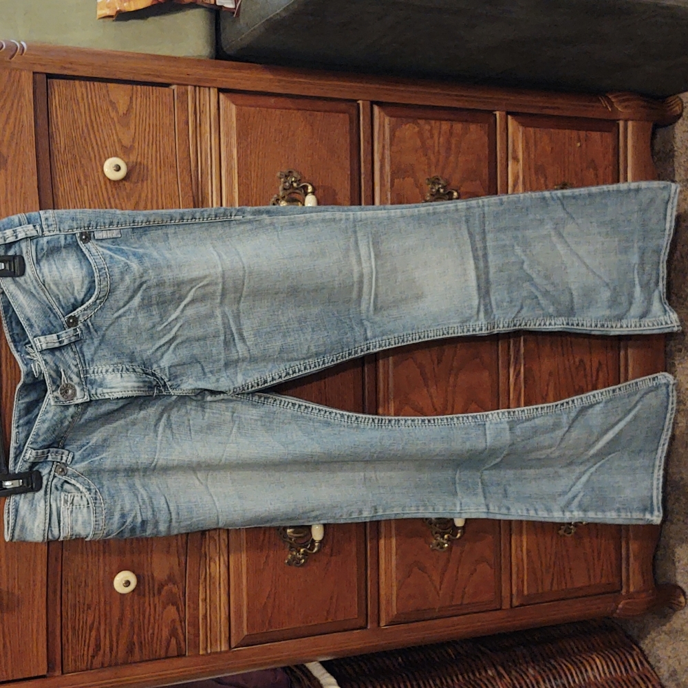 Silver jeans